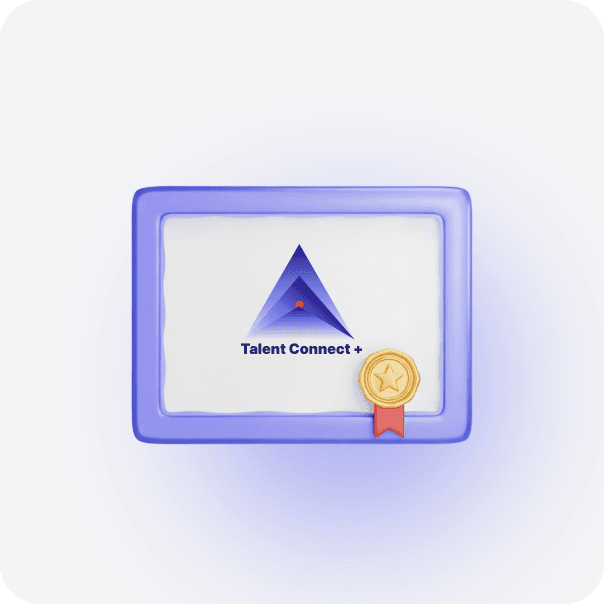 Minh hoạ chứng chỉ Talent Connect Plus